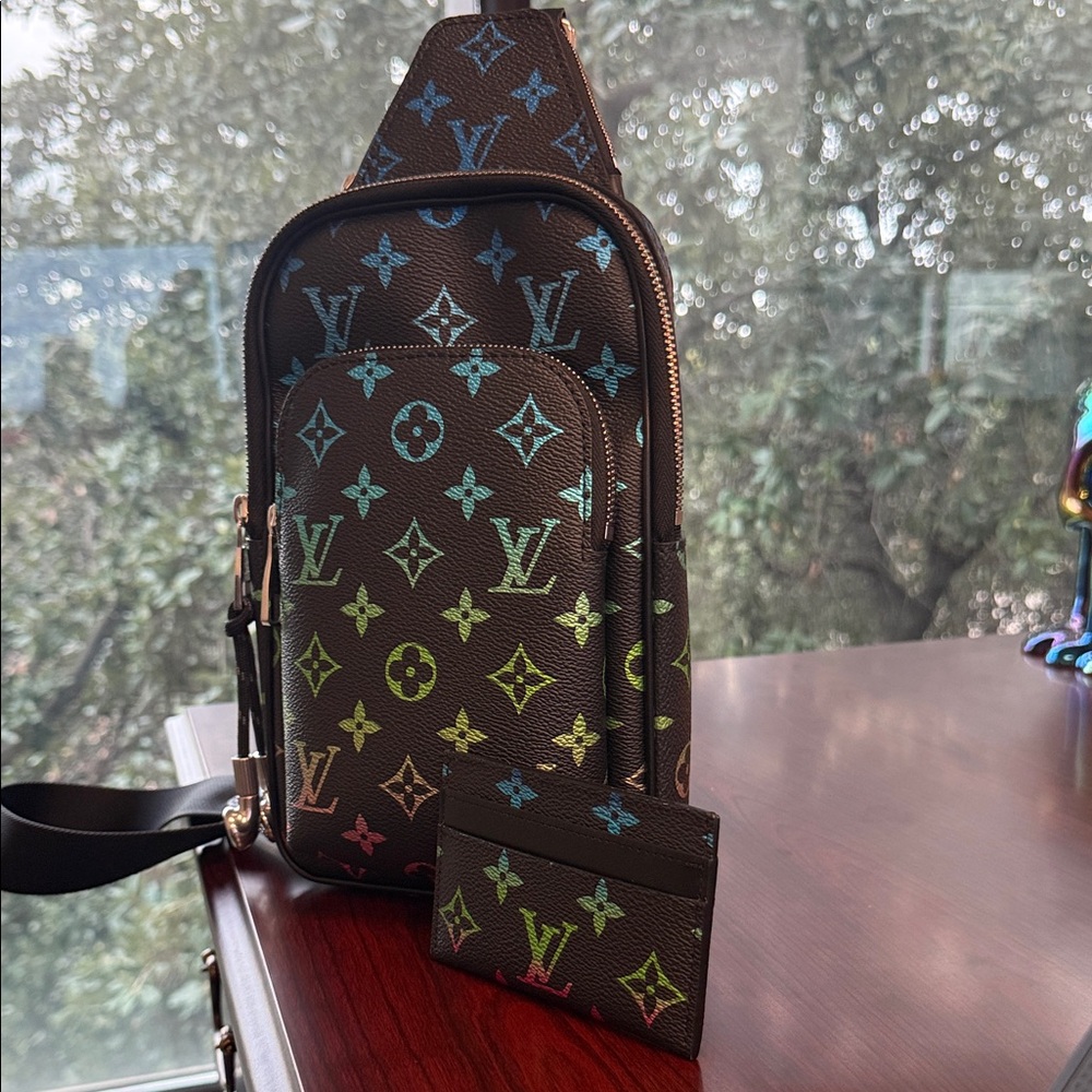 Matching Pair - Louis Vuitton Monogram Multicolor Gradation M13936 & M13911
